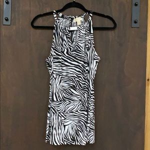 Michael Kors zebra print blouse